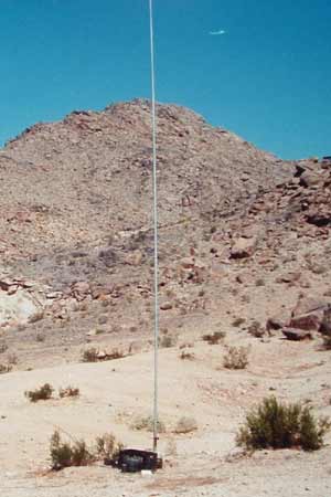 48 foot vertical deployed in the Mohave Desert